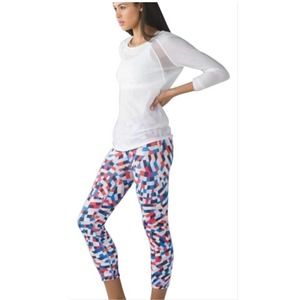 Lululemon Wunder Under Crop Capoeira Women’s Capri Leggings Size 6